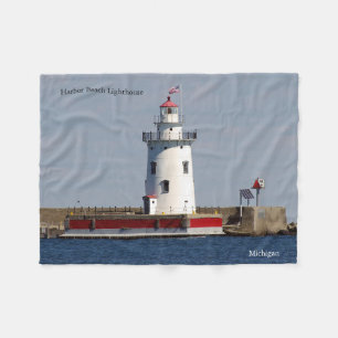 Manta Polar Harbour Beach Lighthouse frazada