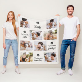 Manta Polar Hardest Goodbye Pet Dog Memorial 8-Photo Collage