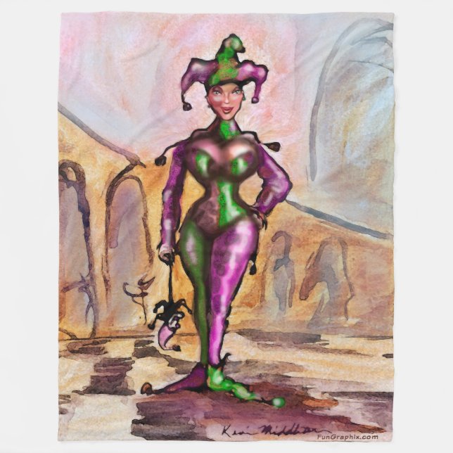 Manta Polar Harlequin Fleece Blanket (Anverso)