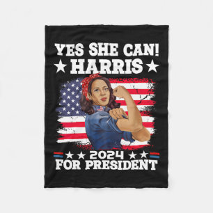 Manta Polar Harris 2024 Elección Presidencial Kamala Sí Puede