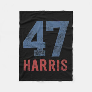 Manta Polar Harris 47 Primera Mujer Presidenta De Chicas Y Ado