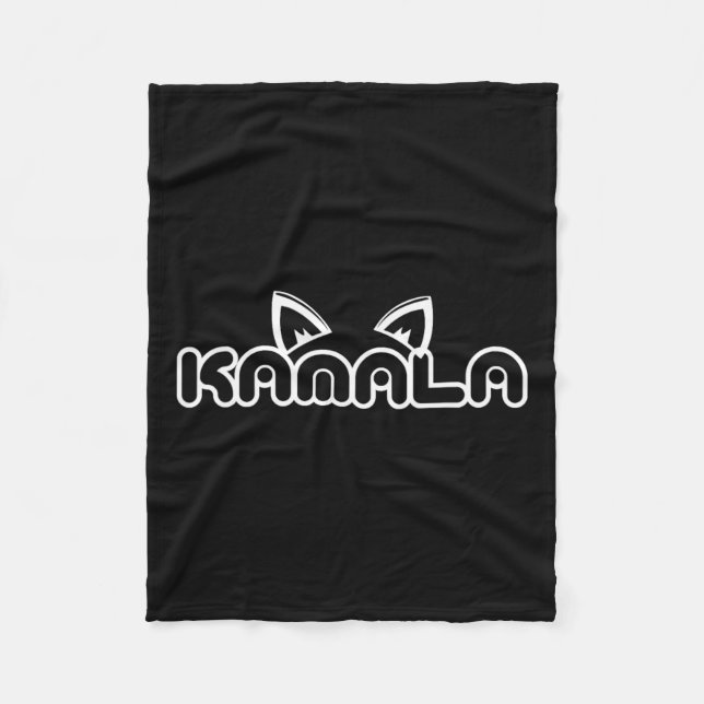 Manta Polar Harris Cat Lettering Positive Funny Kamala (Anverso)