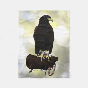 Manta Polar Harris Hawk en guante