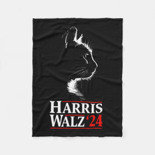 Manta Polar Harris Tim Walz Waltz 2024 Vp Funny Cat Harris Wal