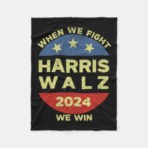 Manta Polar Harris Tim WAlzheimer 2024 Cuando Peleamos Ganamos