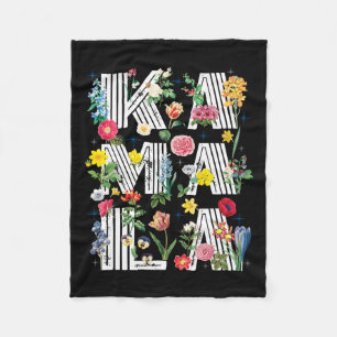 Manta Polar Harris Vintage Floral Femenina Primera Presidenta