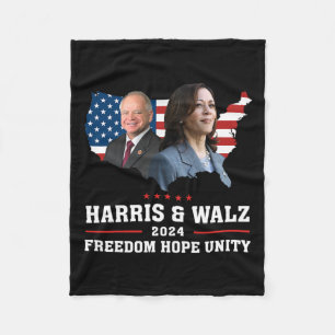 Manta Polar Harris W 2024 Libertad Esperanza Unidad Política K