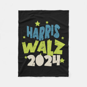 Manta Polar Harris Waltz 2024 con estrellas