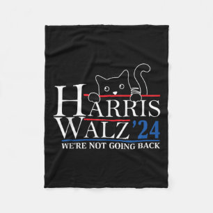 Manta Polar Harris Waltz 2024 No vamos a volver un gato gracio