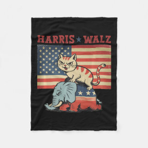 Manta Polar Harris Waltz 2024 Vp Presidente Elección Gracioso