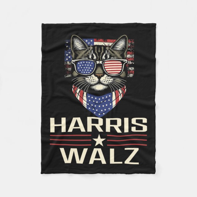 Manta Polar Harris Walz 2024 Harris Waltz Democratic Vp Presid (Anverso)