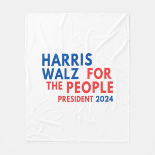 Manta Polar Harris Walz 2024 Para El Pueblo