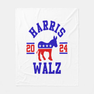 Manta Polar Harris Walz 2024 por el presidente demócrata patri