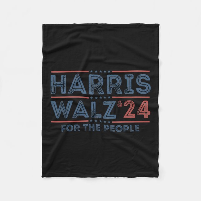 Manta Polar Harris Wheimer 2024 Funny Cat Election Kamala Harr (Anverso)