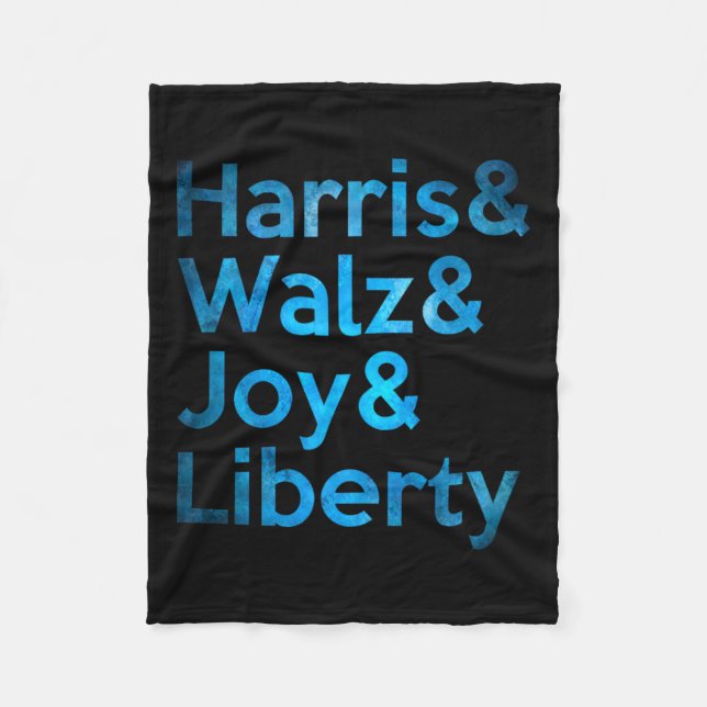 Manta Polar Harris Wheimer Joy Liberty - Harris Waltz 2024 Ret (Anverso)
