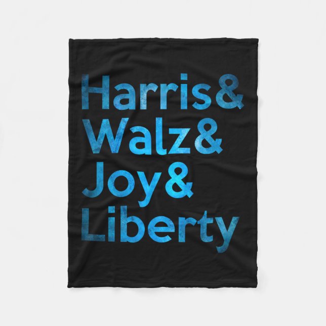 Manta Polar Harris Wheimer Joy Liberty - Harris Waltz 2024 Ret (Anverso)