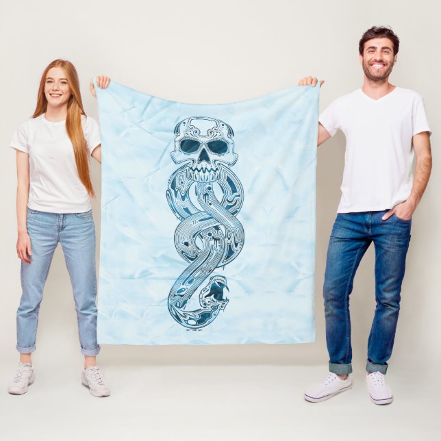 Manta Polar Harry Potter | Aguamenti Dark Mark Graphic (In situ)