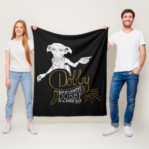 Manta Polar Harry Potter   Dobby no tiene maestro
