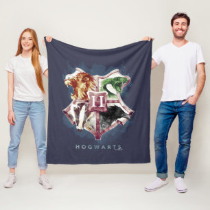 Manta Polar Harry Potter   Escudo de HOGWARTS™ Acuarela