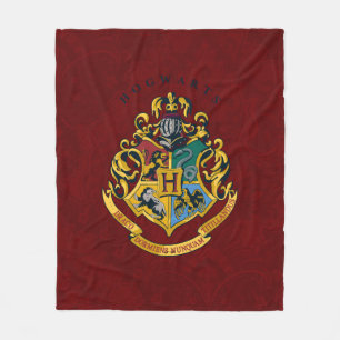 Manta Polar Harry Potter   Escudo de Hogwarts - Completo