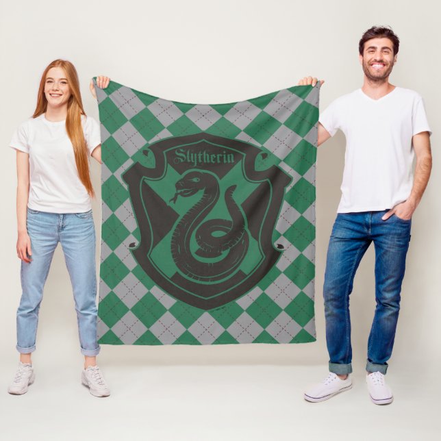 Manta Polar Harry Potter | Escudo del Orgullo de Slytherin Hou (In situ)