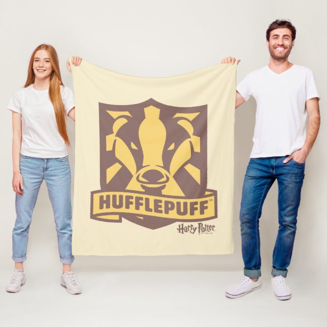 Manta Polar HARRY POTTER™ | Escudo Summer Magic HUFFLEPUFF™ (In situ)