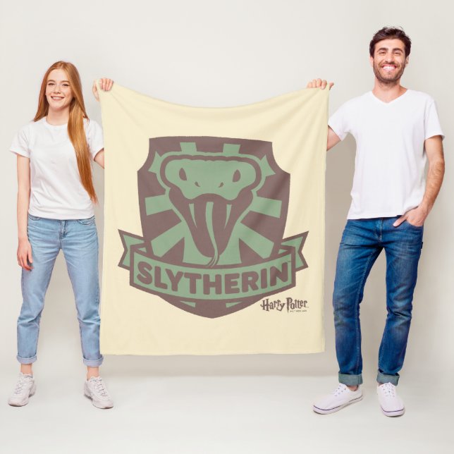 Manta Polar HARRY POTTER™ | Escudo Summer Magic SLYTHERIN™ (In situ)