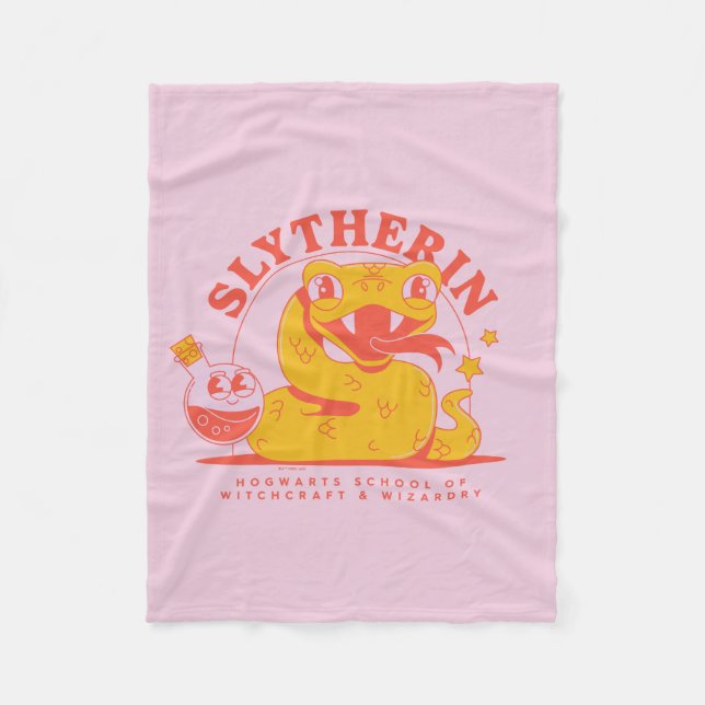 Manta Polar HARRY POTTER™ | Escuela Cute SLYTHERIN™ Hogwarts (Anverso)