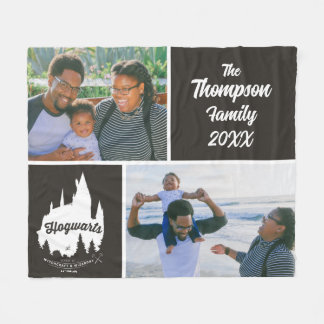 Manta Polar Harry Potter | Foto de la familia de castillos HOG