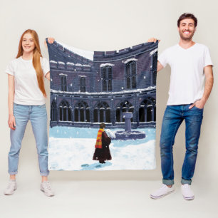 Manta Polar HARRY POTTER™ & Hedwig en el patio de HOGWARTS™