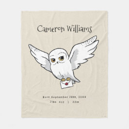Manta Polar Harry Potter | Hedwig Personalizada