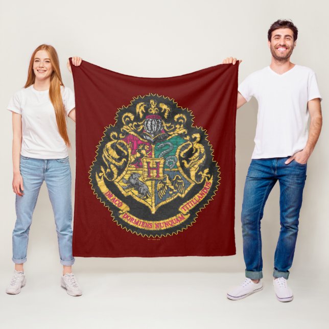 Manta Polar Harry Potter | Hogwarts Crest (In situ)
