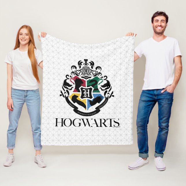 Manta Polar Harry Potter | HOGWARTS™ Escudo de la Escuela Prid (In situ)
