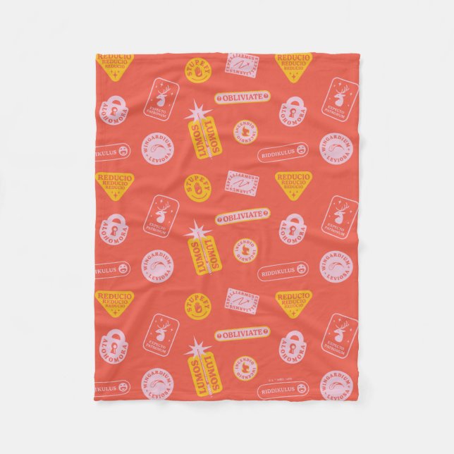 Manta Polar HARRY POTTER™ | Patrón de ortografía (Anverso)