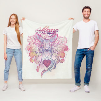 Manta Polar Harry Potter Spell | "Siempre" Doe Patronus