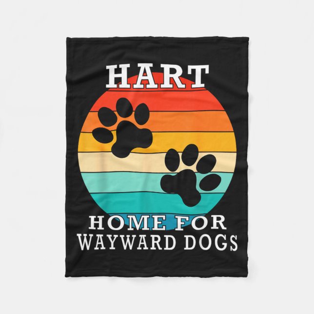 Manta Polar Hart Home For Wayward Dogs Family Name  (Anverso)
