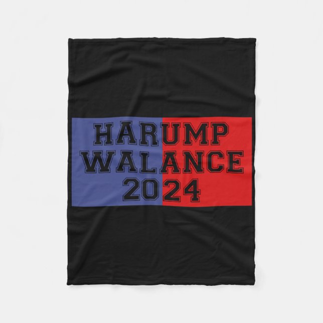Manta Polar Harump Walance 2024 Shirt Harris Trump Wheimer Van (Anverso)