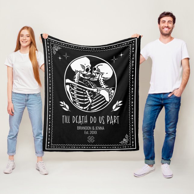 Manta Polar Hasta La Muerte Nos Hace Pareja Personalizado Pare (In situ)