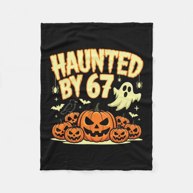 Manta Polar Haunted Halloween Skeleton Haunted Six Seven Numbe (Anverso)