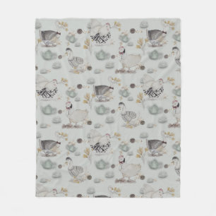 Manta Polar Haute Couture Ducks & Chicken Baby