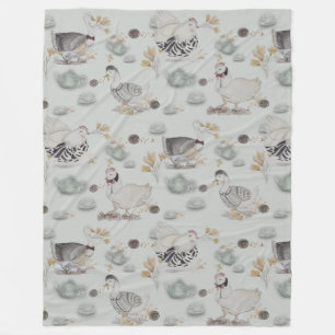 Manta Polar Haute Couture Ducks & Chicken Baby