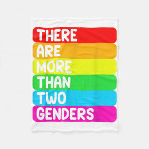 Manta Polar Hay más de dos sexos de huelga LGBTQ