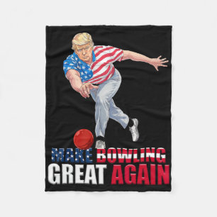 Manta Polar Haz de nuevo genial el boliche divertido Trump bol