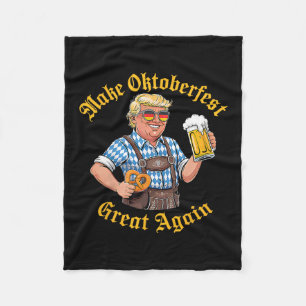 Manta Polar Haz Grande Otra Vez Divertido Trump Cerveza Aleman