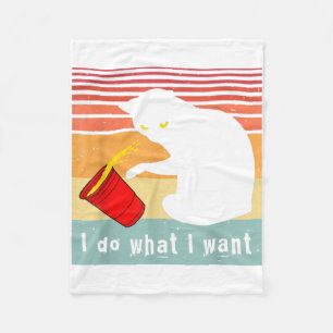 Manta Polar Haz Lo Que Quiero Que Sea Gracioso La Copa Roja De