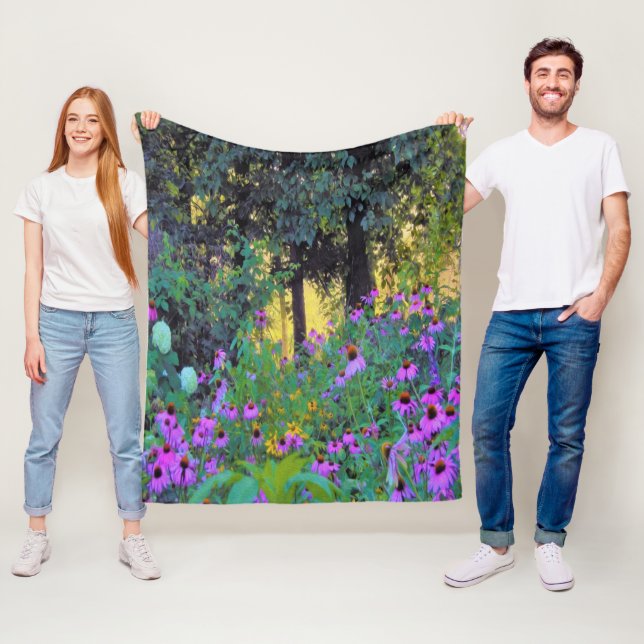 Manta Polar Hazy Morning Sunrise en My Rubio Garden (In situ)