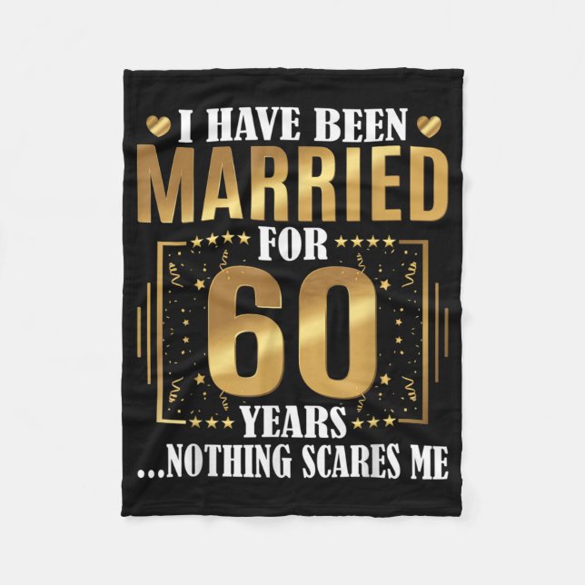 Manta Polar He estado casada durante 60 años 60° Boda (Anverso)