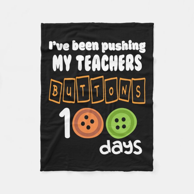 Manta Polar He estado presionando los botones de mis profesore (Anverso)