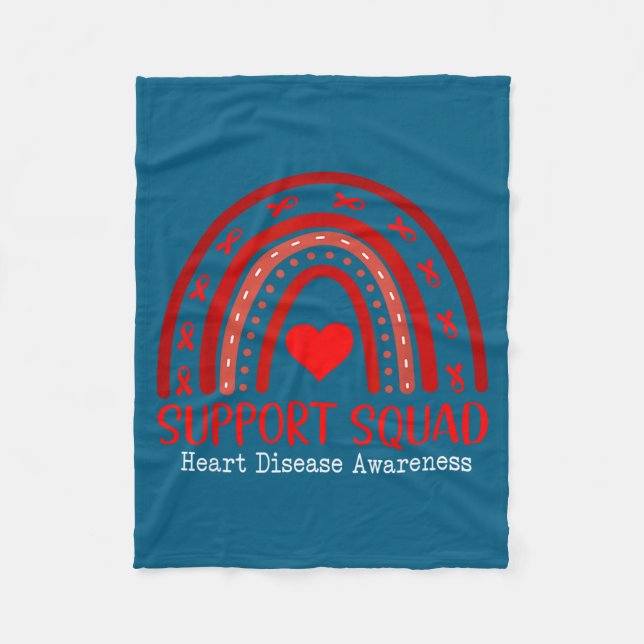 Manta Polar Heart Disease Awareness Month Open Heart Diseases  (Anverso)