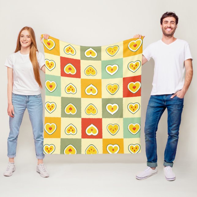 Manta Polar Hearts Apples (In situ)